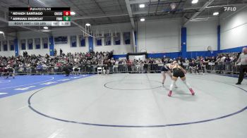 120 lbs Quarterfinal - Nevaeh Santiago, Chicopee vs Adriana DeGroat, Framingham