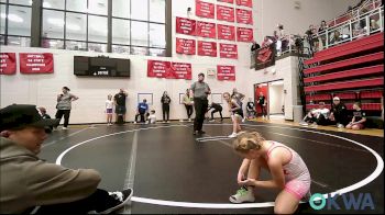 75 lbs Rr Rnd 2 - Lakota Gerken, Stroud Youth Wrestling Club vs Addison Petry, Standfast