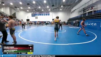 133 lbs Quarterfinal - Caleb Parks, Centennial Middle School vs Jayden Roberts, Gering Junior High