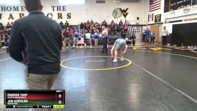 215 lbs Quarterfinal - Parker Timp, South Winneshiek vs Joe Koehler, Rockford