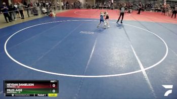 85 lbs Quarterfinal - Heydan Danielson, Minneota vs Miles Aase, Owatonna