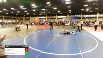 78 lbs Consi Of 16 #2 - Andrew Garcia, Rough House vs Anzor Archvadze, Savage House WC