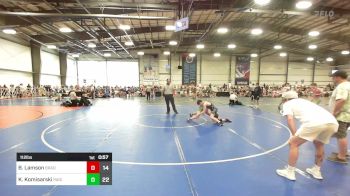 112 lbs Rr Rnd 2 - Ben Lamson, Brady Strong vs Kolton Komisarski, Ragin Raisins Catawba