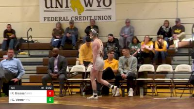 125 lbs Ronnie Bresser, Oregon State vs Cole Verner, Wyoming