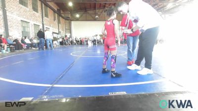 55-61 lbs Quarterfinal - Dezzy Peach, Claremore Wrestling Club vs Lexton Manning, Bristow Elementary Wrestling Club