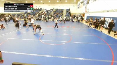 165 lbs Cons. Round 6 - Lincoln Casas, El Modena vs Ishaan Sekhon, Warriors Wrestling Club