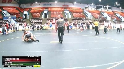 167 lbs Semifinal - Kyler Crooks, Graham vs Eli Roe, Beaverton Youth Wrestling