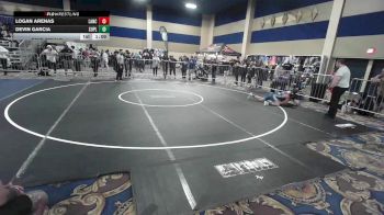 116 lbs Semifinal - Logan Arenas, Lancer WC vs Devin Garcia, Suples