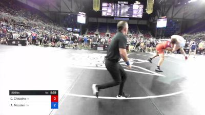 220 lbs Rnd Of 64 - Cole Chicoine, Indiana vs Aidan Mozden, Ohio