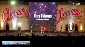 Flipping Out Tumbling - Tiny Tokens [2025 L1 Tiny - Novice - Restrictions Day 1] 2025 Champion Cheer and Dance Grand Nationals