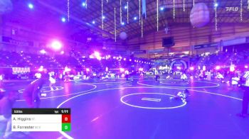 53 lbs Quarterfinal - Axon Higgins, St. Paul Youth Wrestling vs Bentley Forrester, DC Elite