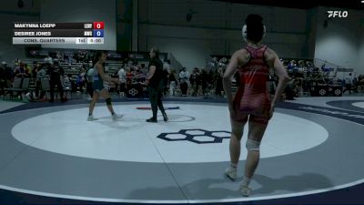 65 kg Cons. Quarters - Makynna Loepp, Lehigh/Nyac vs Desiree Jones, Menlo Wrestling Club