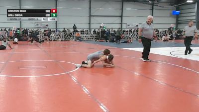 84 lbs Round 3 - 12:30pm Saturday - Will Diksa, Gotcha vs Weston Ekle, Untouchables