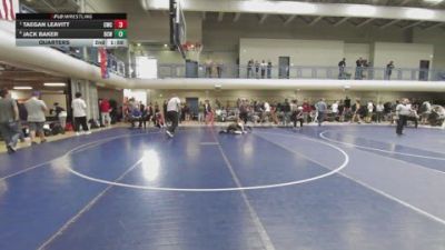 138 lbs Quarters - Taegan Leavitt, Champions Wrestling Club vs Jack Baker, Davis Club Wrestling