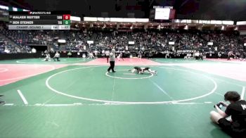 75 lbs Champ. Round 1 - Ben Steiner, TBG1 vs Walker Reitter, TWM1