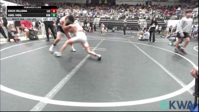 100 lbs Semifinal - Knox Rillema, Lexington Wrestling Club vs Abel Vigil, Team Nomad