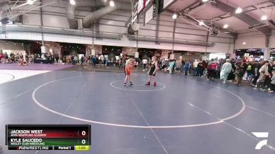 224 lbs Round 5 - Kyle Saucedo, Wesley Club Wrestling vs Jackson West, Apex Grappling Academy