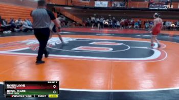 98 lbs Round 3 - Ryker Layne, Homedale vs Diesel Clark, Spring Creek
