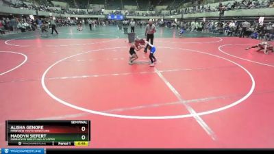 57-63 lbs Semifinal - Maddyn Siefert, Sarbacker Wrestling Academy vs Alisha Genore, Parkview Youth Wrestling