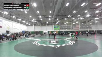 125 lbs Cons. Round 1 - Konstantinos Papadopoulos, UW-Parkside vs Fransico Rodriguez, Harper College