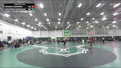125 lbs Cons. Round 1 - Konstantinos Papadopoulos, UW-Parkside vs Fransico Rodriguez, Harper College