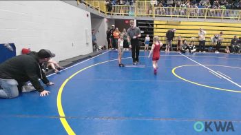 43-46 lbs Round Of 16 - Lydia Kennedy, Cowboy Wrestling Club vs Harper Field, Grover Rains Wrestling Club