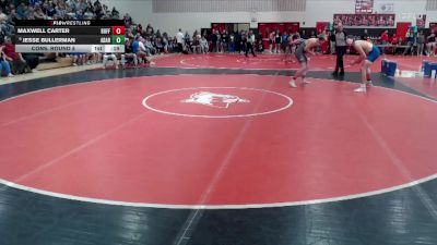 189 lbs Cons. Round 5 - Jesse Bullerman, Adrian Area vs Maxwell Carter, Buffalo