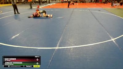 115 lbs Cons. Round 2 - Jordan Hodgson, Grand Rapids vs Sam Weber, St. Peter