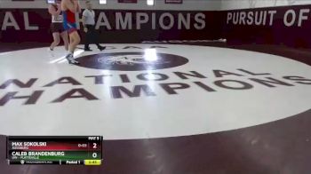 165 lbs Quarterfinal - Max Sokolski, Augsburg vs Caleb Brandenburg, UW - Platteville