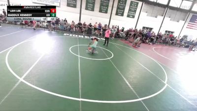 92-100 lbs Cons. Round 1 - Levi Lee, Rise Wrestling Academy vs Maddux Kennedy, Geneseo