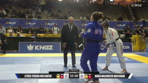 Maria Malgorzata Malyjasiak vs Letícia Teixeira Dos Santos 2026 Pan Jiu Jitsu IBJJF Championship