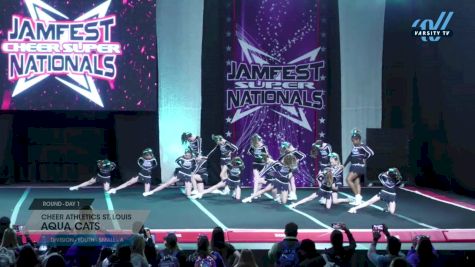 Cheer Athletics St. Louis - Aqua Cats [2024 L1 Youth - Small - A Day 1] 2024 JAMfest Cheer Super Nationals