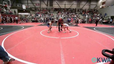 64 lbs Semifinal - Louis Littleton, Collinsville Cardinal Youth Wrestling vs Kyson Barnett, Morris Eagle Wrestling Club