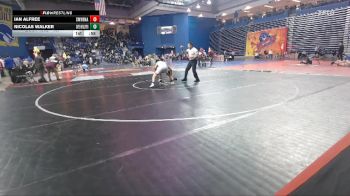 157 lbs Cons. Round 2 - Ian Alfree, Smyrna vs Nicolas Walker, Cape Henlopen