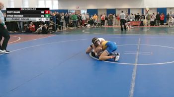 126 lbs Champ. Round 1 - Ryan Horner, The Peddie School vs Troy Kang, JW Robinson