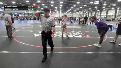 90 lbs Rr Rnd 1 - Blake Kapitan, Indiana Outlaws Gold - MS vs Easton Porter, Team RJN Green - MS