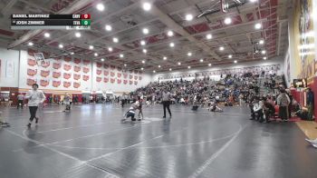 126 lbs Champ. Round 2 - Daniel Martinez, Canyon View vs Josh Zimmer, Teays Valley