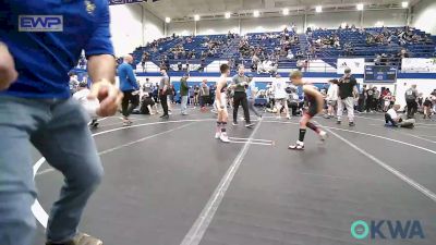 90 lbs Quarterfinal - Landon Villines, Weatherford Youth Wrestling vs Abel Vigil, Team Nomad