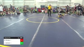 90-J lbs Round Of 16 - Raymond Glinsky, NY vs Jefferson Moffatt, WV