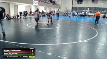 102 lbs Quarterfinals (8 Team) - Colt Bouwman, Minneota vs Isaiah Duberowski, BHVPP