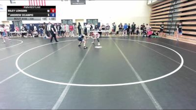 100 lbs Champ. Round 2 - Riley Longdin, WI vs Andrew Ocampo, IL