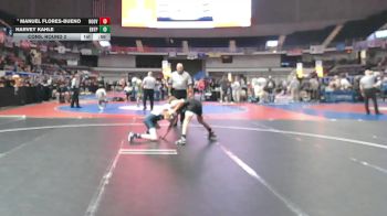 7A 126 lbs Cons. Round 2 - Manuel Flores-bueno, Hoover vs Harvey Kahle, Enterprise HS