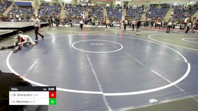 85 lbs Consi Of 8 #1 - Brody Gherardini, Team Grand Valley Elite vs Colton Martinez, DC Wrestling