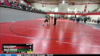 132 lbs Round 2 - Ellie Stegenga, Katy Jordan (Girls) vs Emilee Zeringue, Northwest Eaton (Girls)