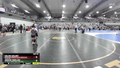 85 lbs Cons. Round 5 - Celvin Holsey, Excelsior Springs Youth Wrestling Club-AAA vs Gideon Snellen, JC Youth Wrestling Club-AAA 