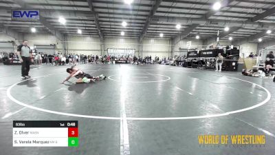 83 lbs Consi Of 16 #1 - Zavier Olver, Mat Assassins vs Stevie Varela Marquez, NM Beast