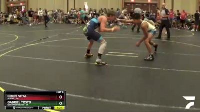 150 lbs Champ. Round 1 - Gabriel Tosto, Orchard South vs Colby Vital, Aliens