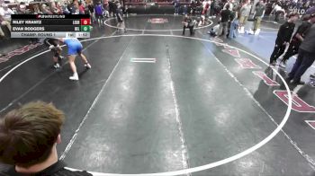 165 lbs Champ. Round 1 - Riley Krantz, Le Grande vs Evan Rodgers, Belgrade