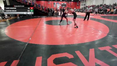138 lbs Champ. Round 2 - Jake Shafer, LIBERTYVILLE vs Austin Solis, Plainfield (NORTH)