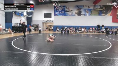 100 lbs Angelo Pifer, Pennsylvania Red vs Paxton Beckett, Washington